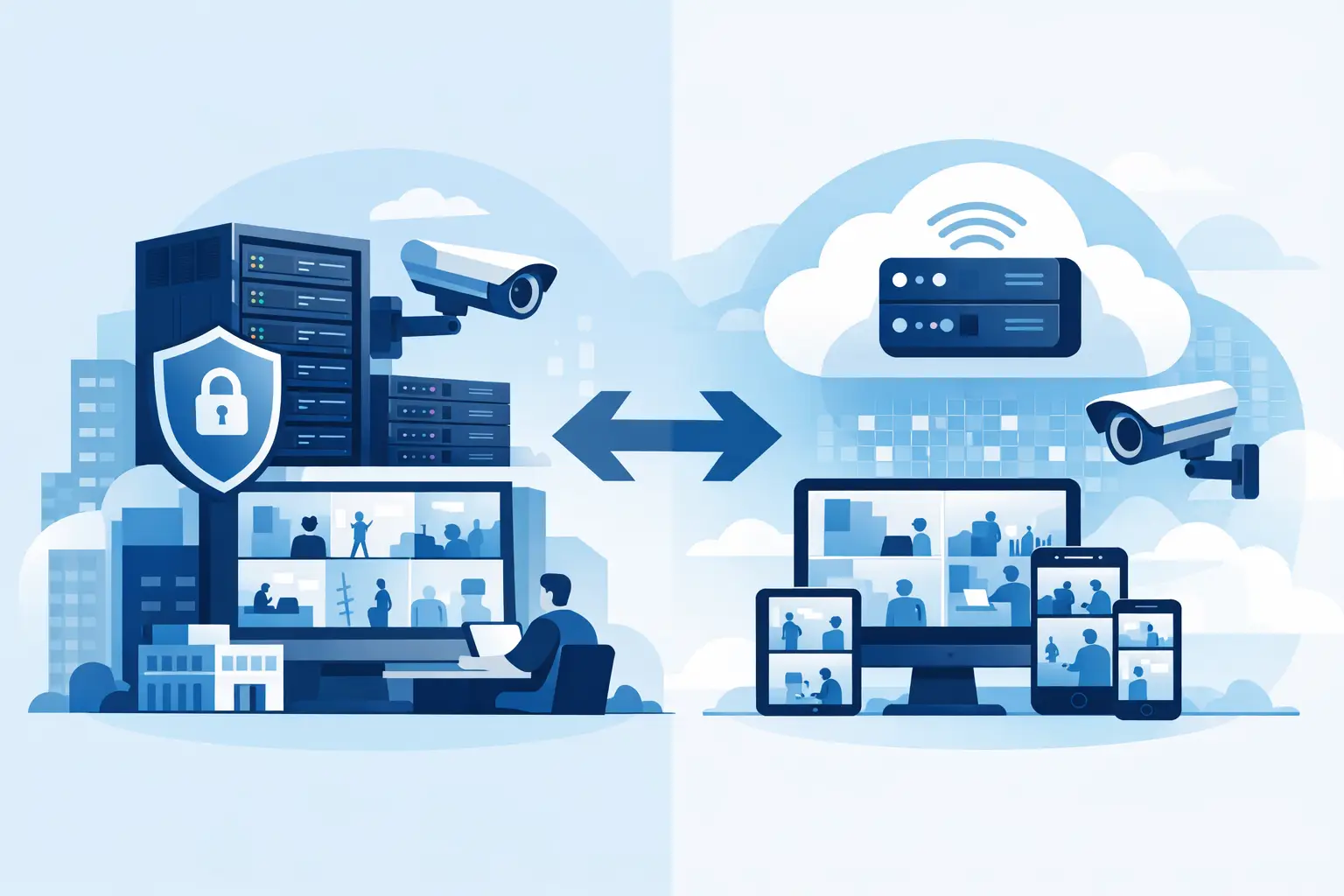 On Premise oder Cloud Videoüberwachung wählen?