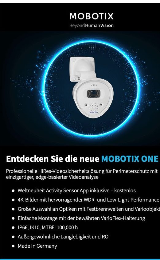 Mobotix Überwachungskamera ONE